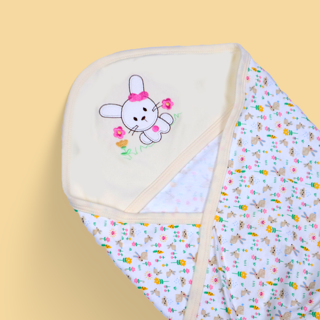 Baby Swaddle Sheet - Ivory Yellow