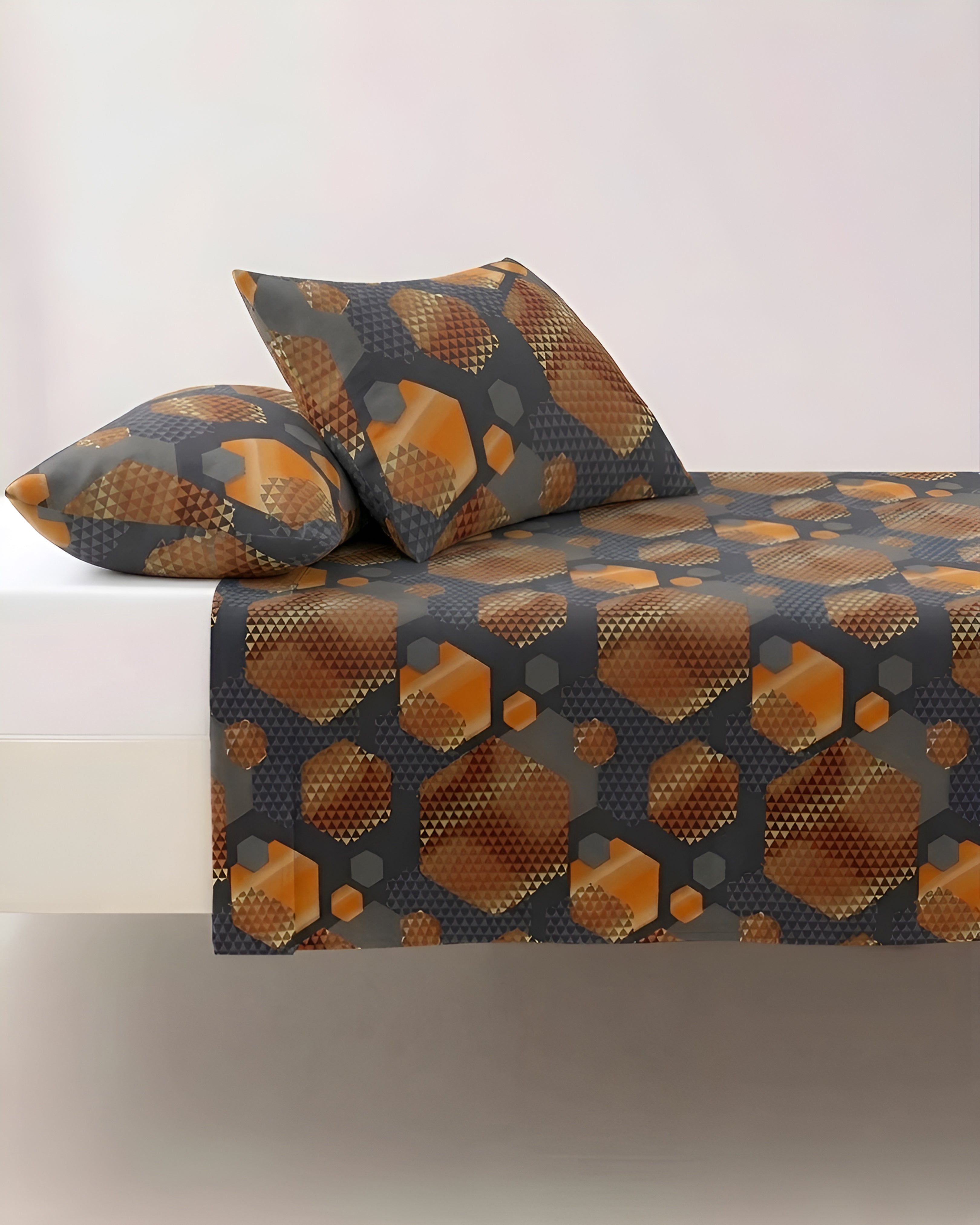 Bed Sheet Fantasy King Bed- Carbon Comb