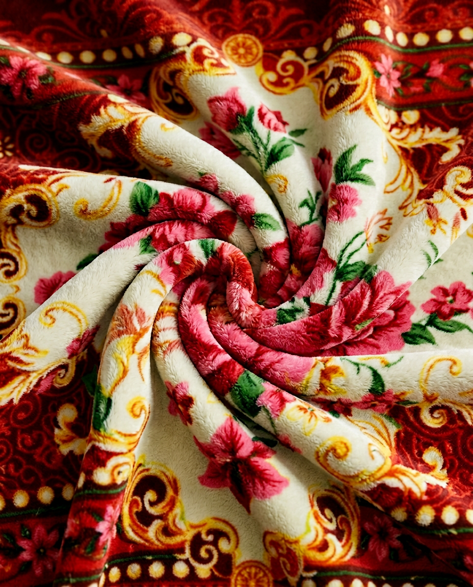 Wonder Flannel AC Blanket - Crimson