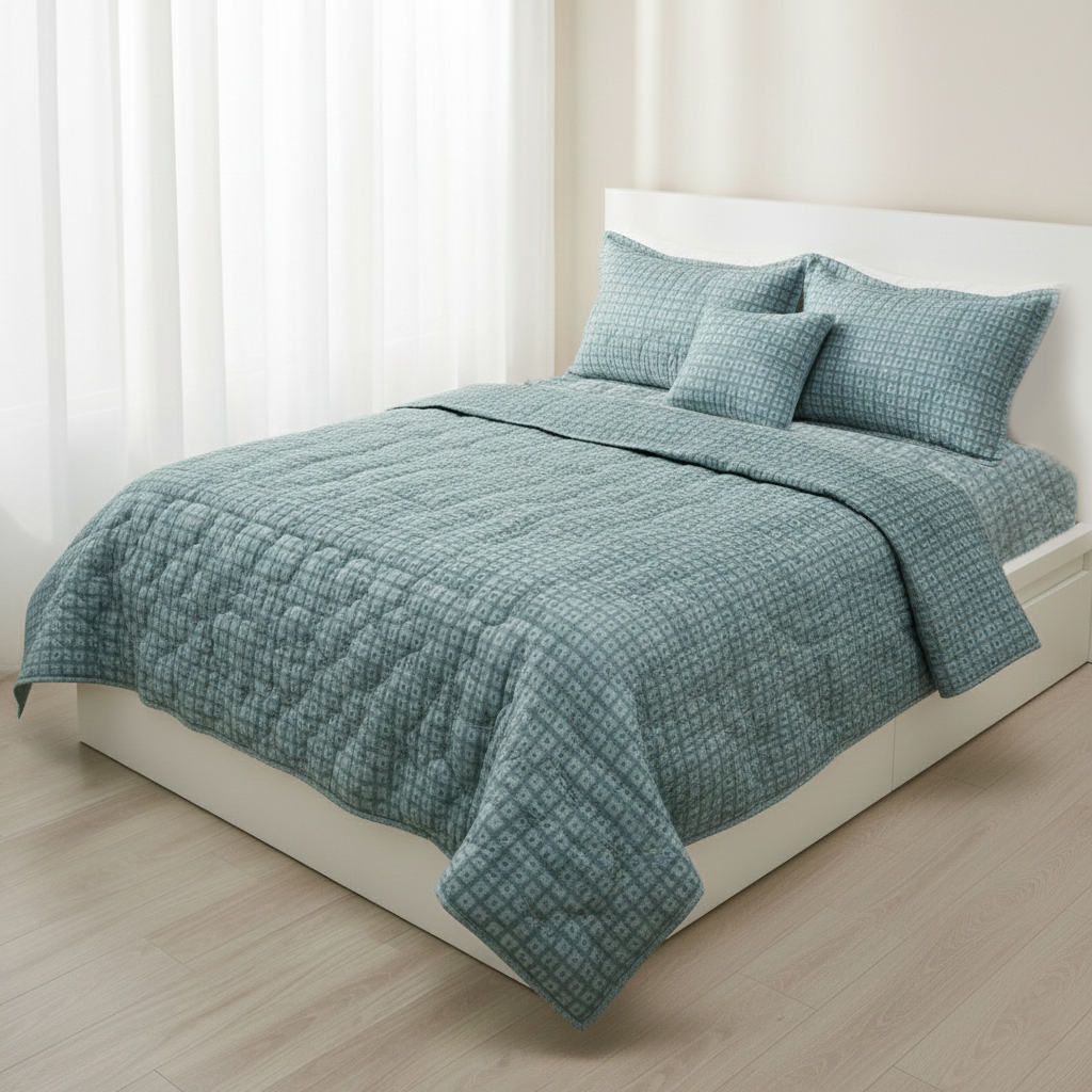 Comfora 5 Pcs Bed in a Bag-Grid