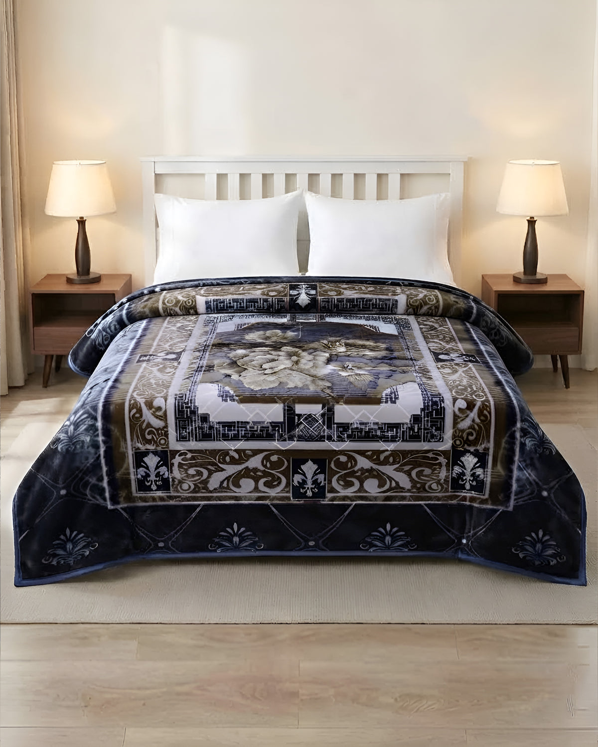 Heaven 4KG 2-Ply Double Bed Blanket - Sterling