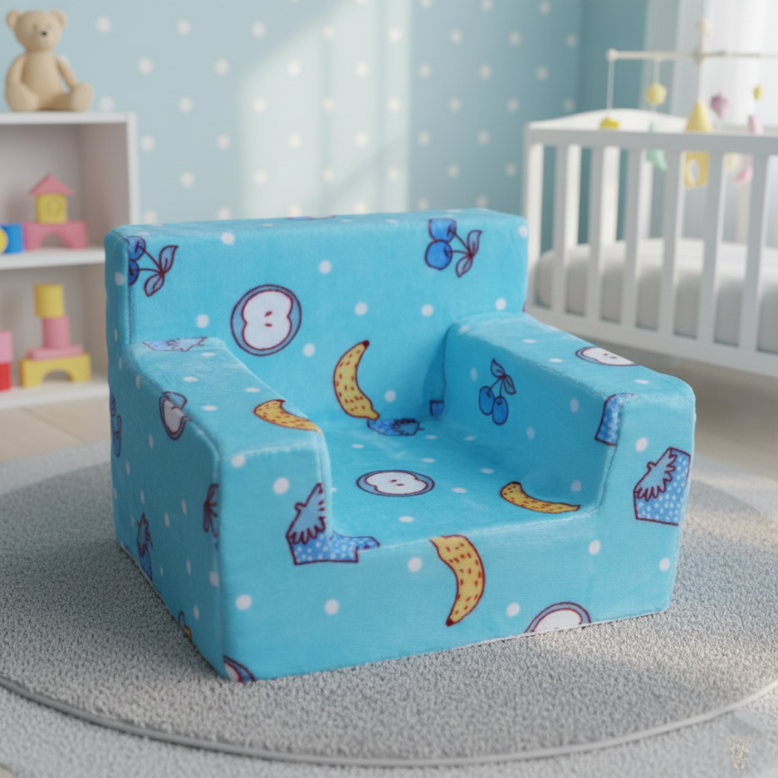 Little Lounger Baby Sofa - Mint Blue