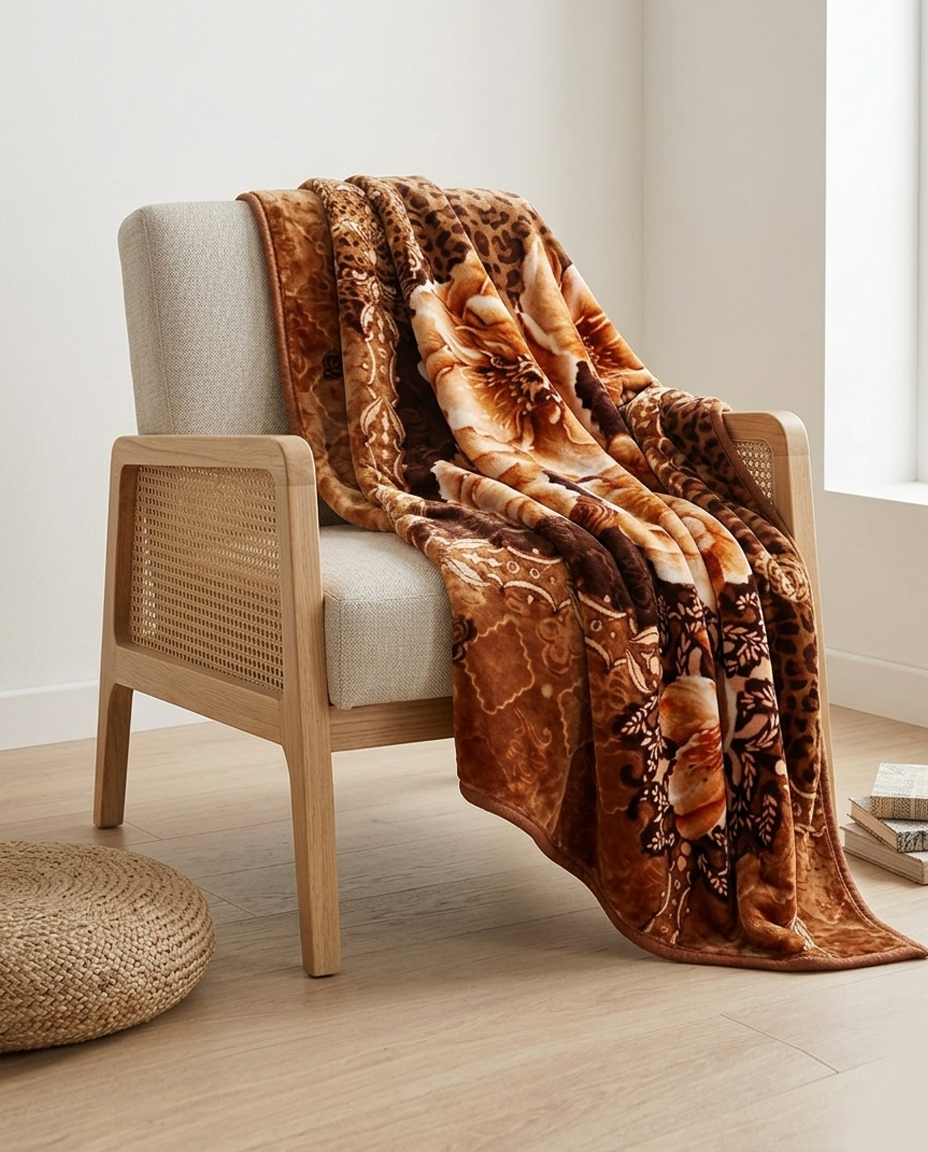 Wonder Flannel AC Blanket - Mocha