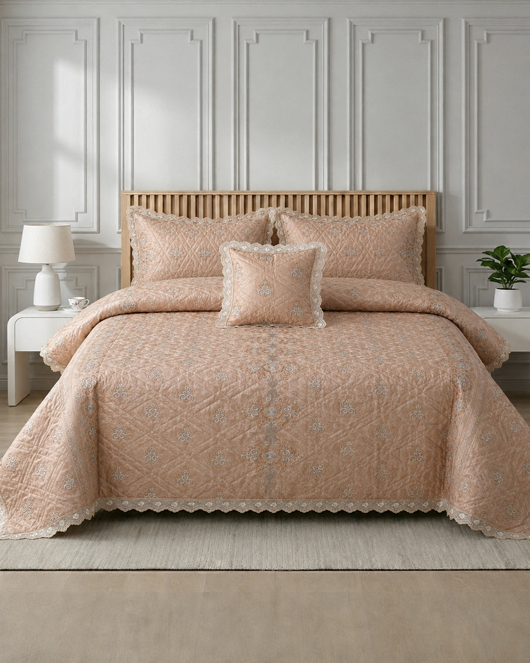 Kastoor Bed Set 4 Pieces-Noor