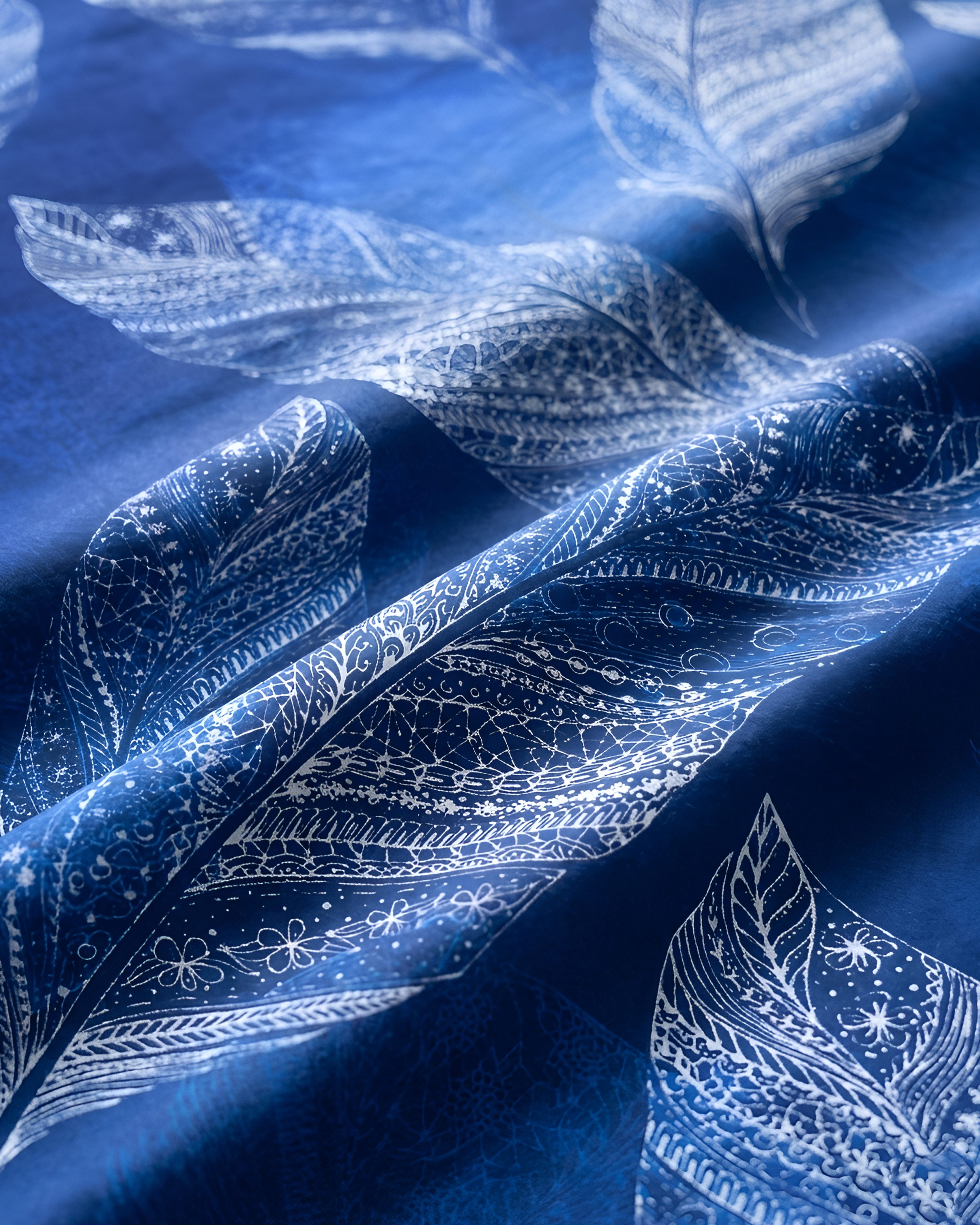 Fantasy Fitted Bed Sheet - Peacock