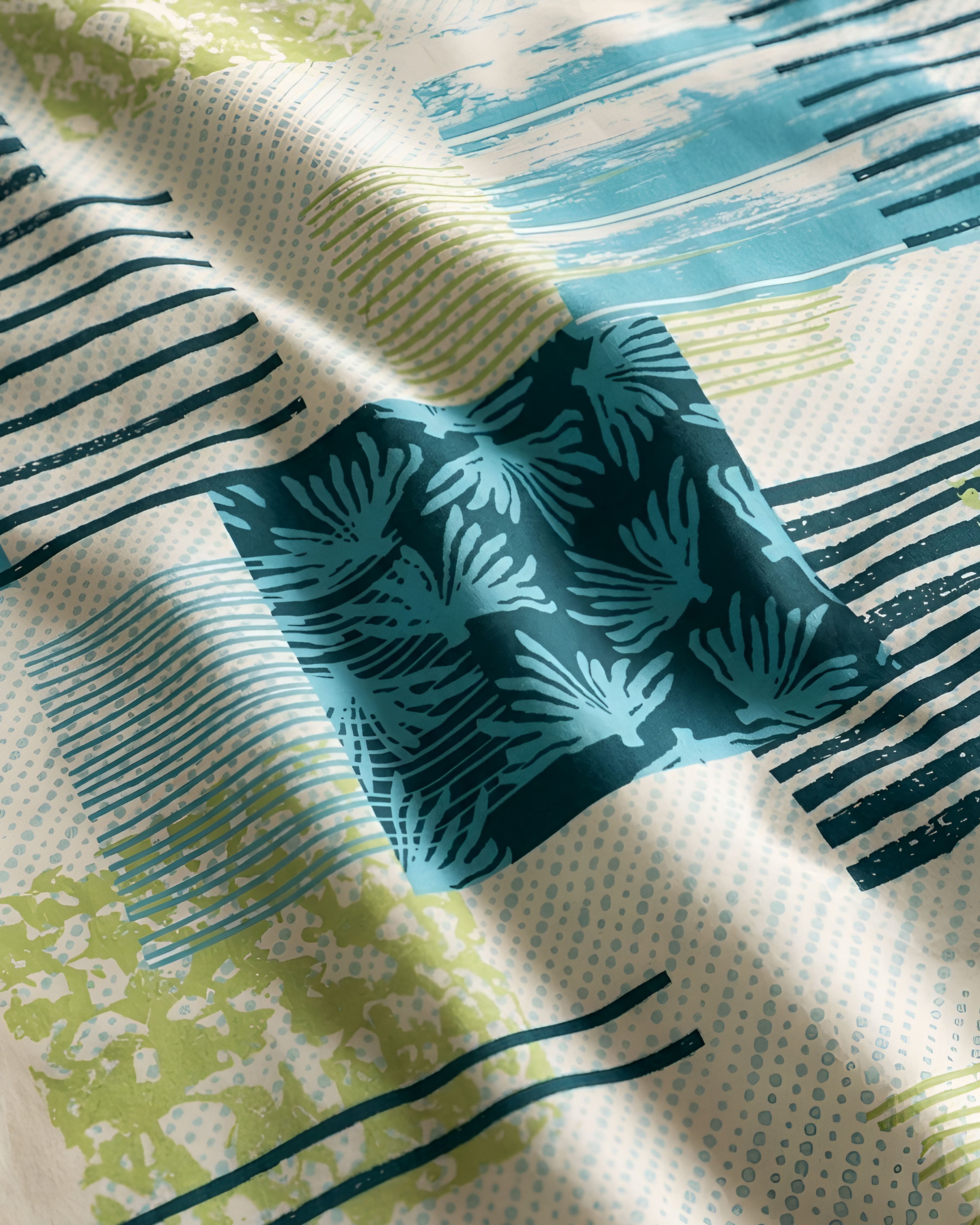 Fantasy Fitted Bed Sheet - Wave