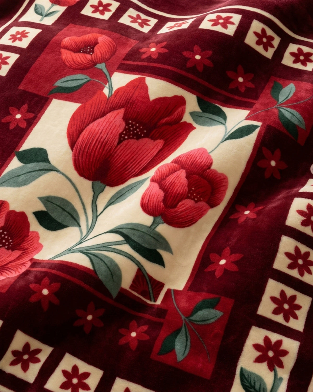 Purist Korea 5KG 2-Ply Double Bed Blanket - Falu Red