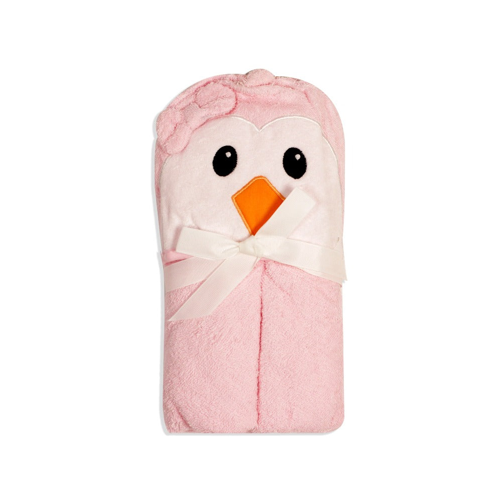 3D Baby Hooded Bath Towel - Bird