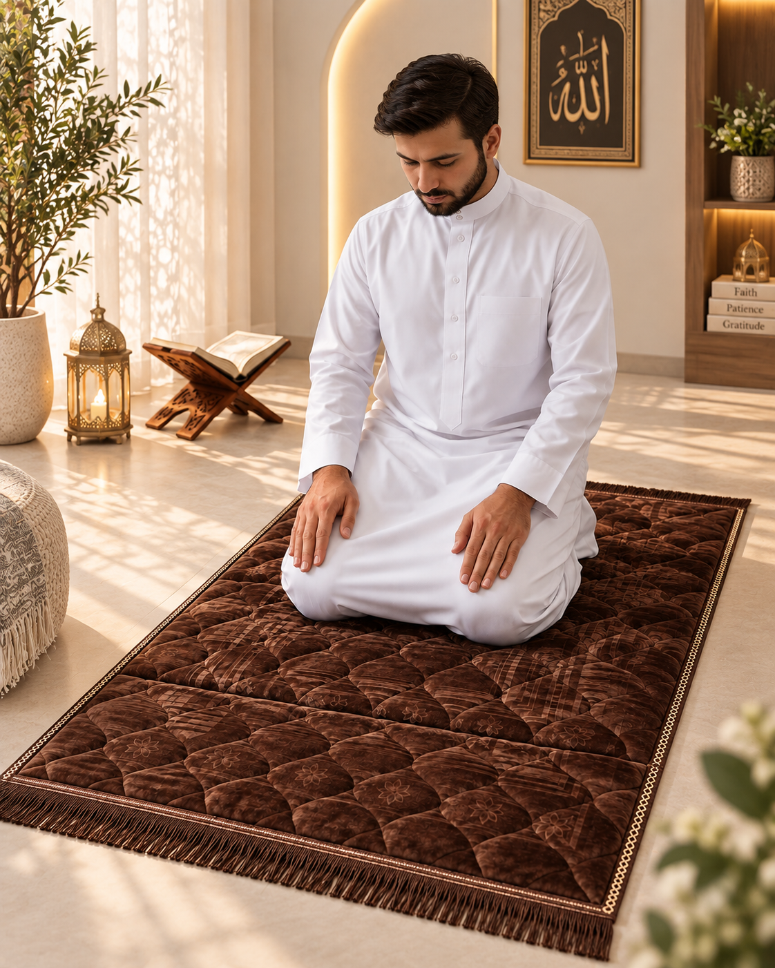 Knee Support Prayer Mats: Comfort & Support for Every Salah