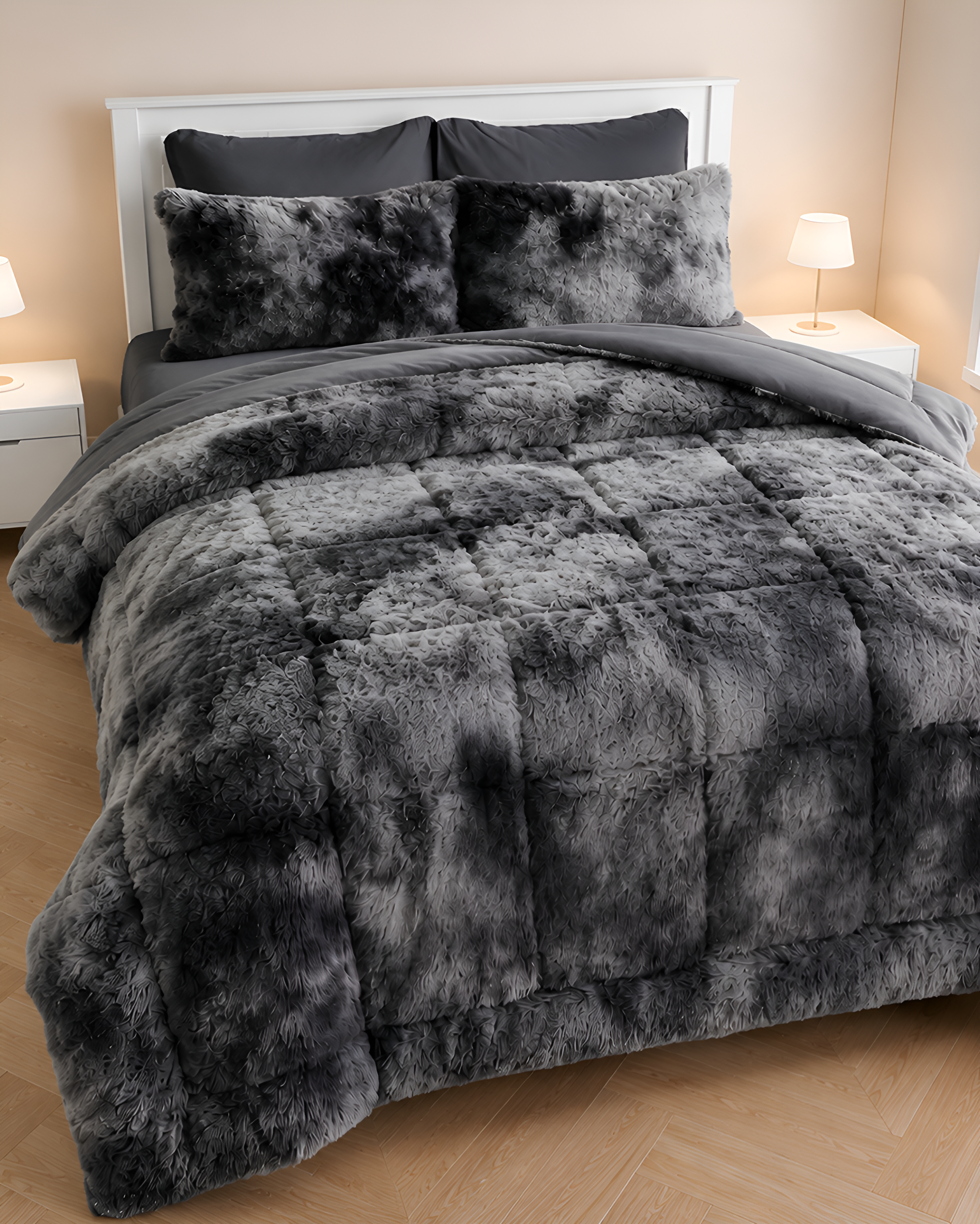 House of Velour 6-Piece Bedset (Bed in a Bag)