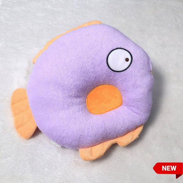 Baby Head Shaper Pillow-Purple Fish