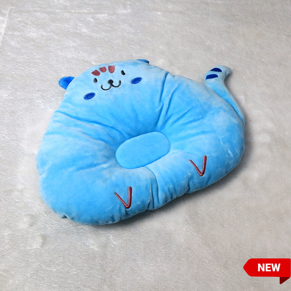 Baby Head Shaper Pillow- Blue Cat