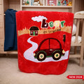 Tiny Tots Cot Cloudy Baby Blanket-Red Velvet