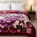 Heaven 4KG 2-Ply Double Bed Blanket-Lavender