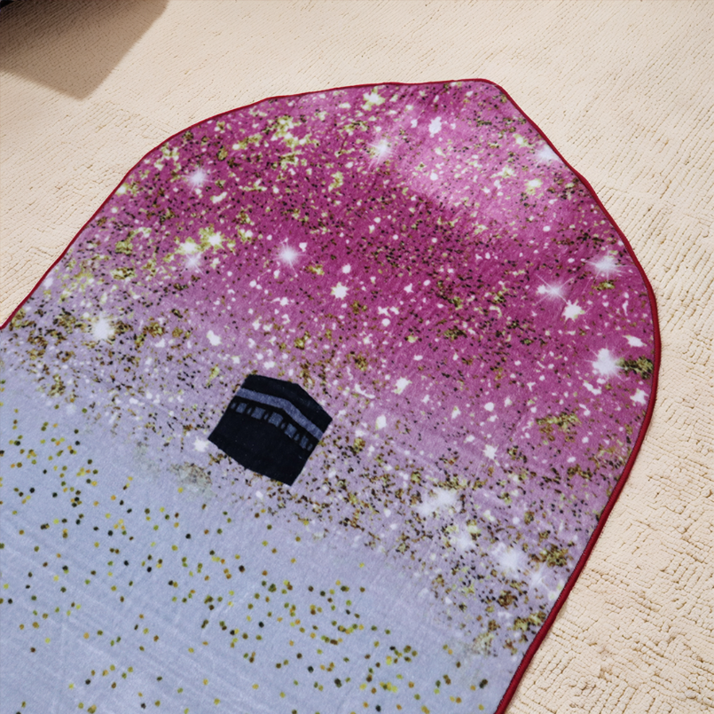 3D Janamaz Prayer Mat- Glitters