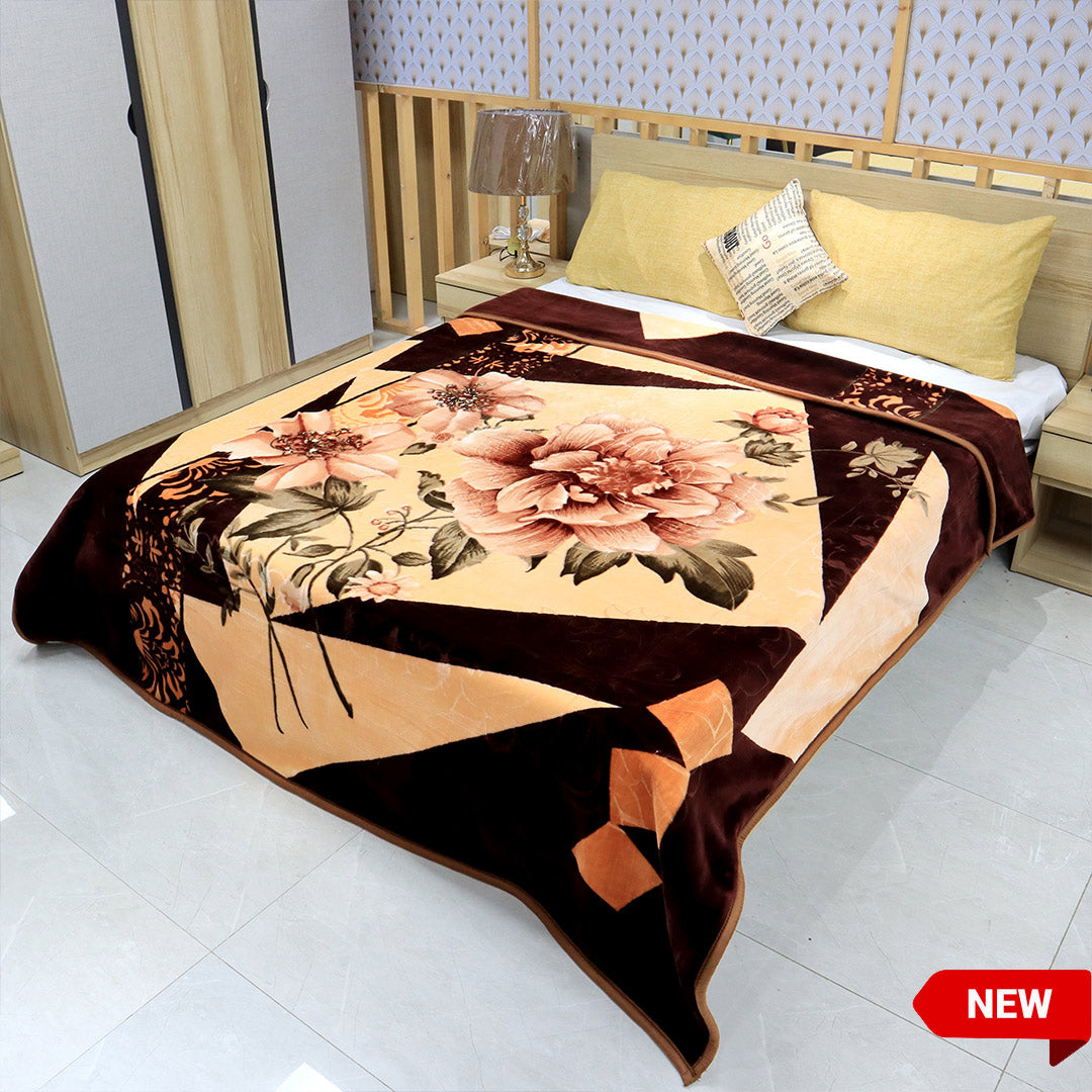Purist Korea Blanket Double Bed- Deep Brown