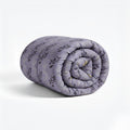 300 GSM Printed King Bed Comforter - Mauve