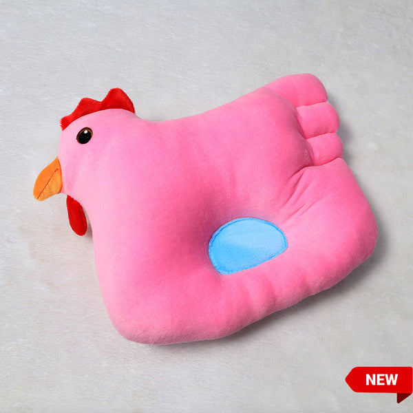 Baby Head Shaper Pillow-Pink Chicken