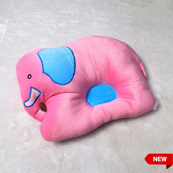 Baby Head Shaper Pillow-Pink Elephant