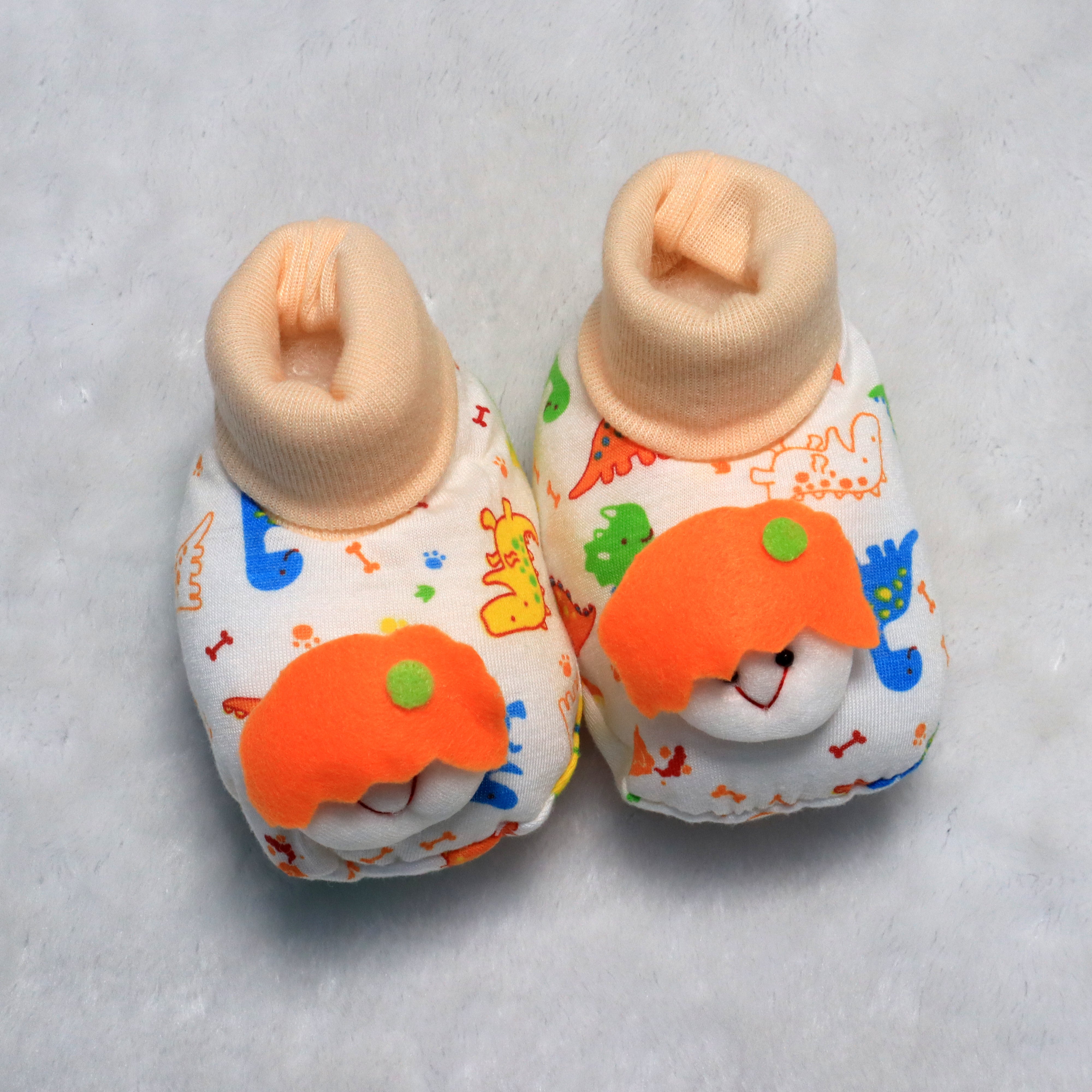 Newborn Baby Shoes- Orange
