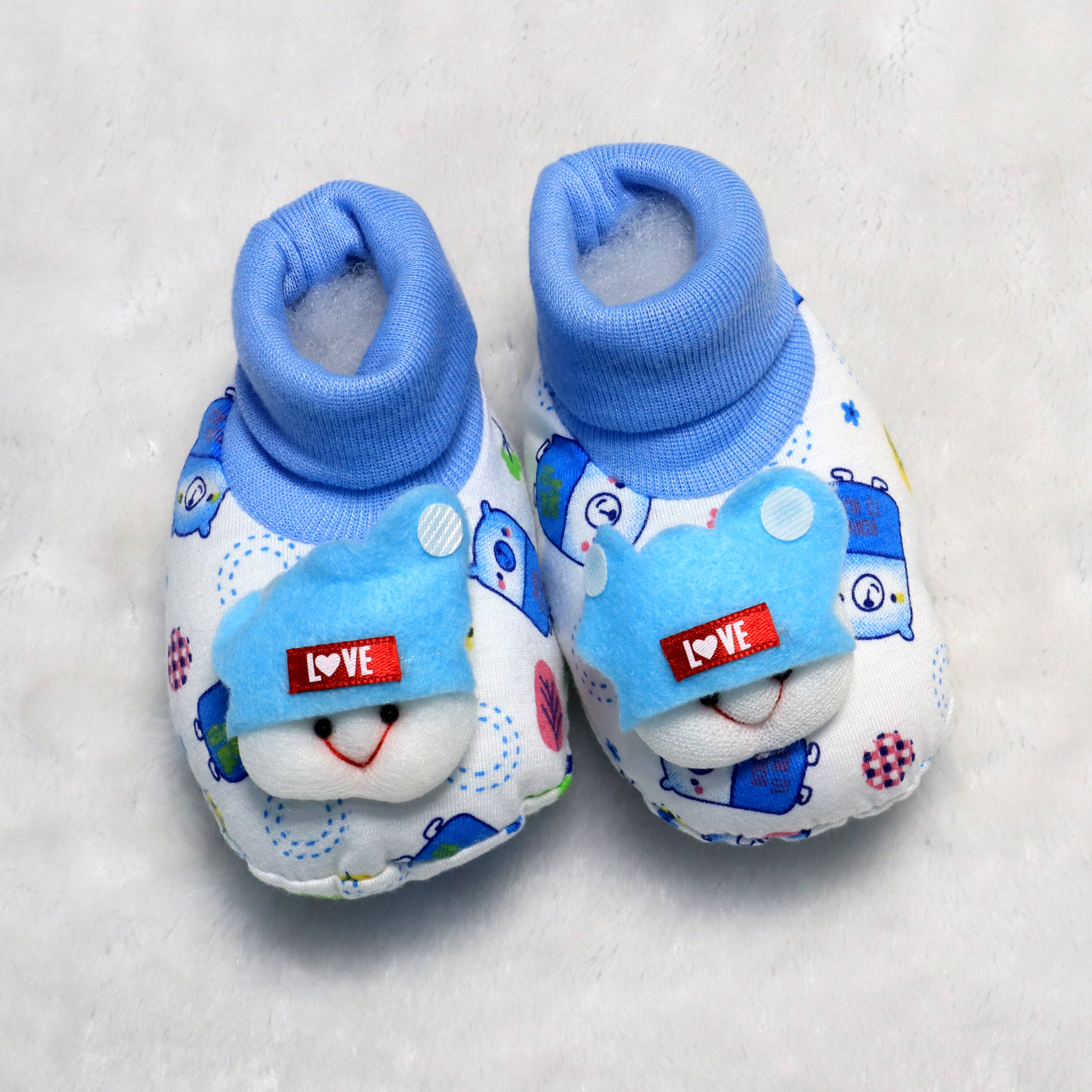 Newborn Baby Shoes- Sky Blue