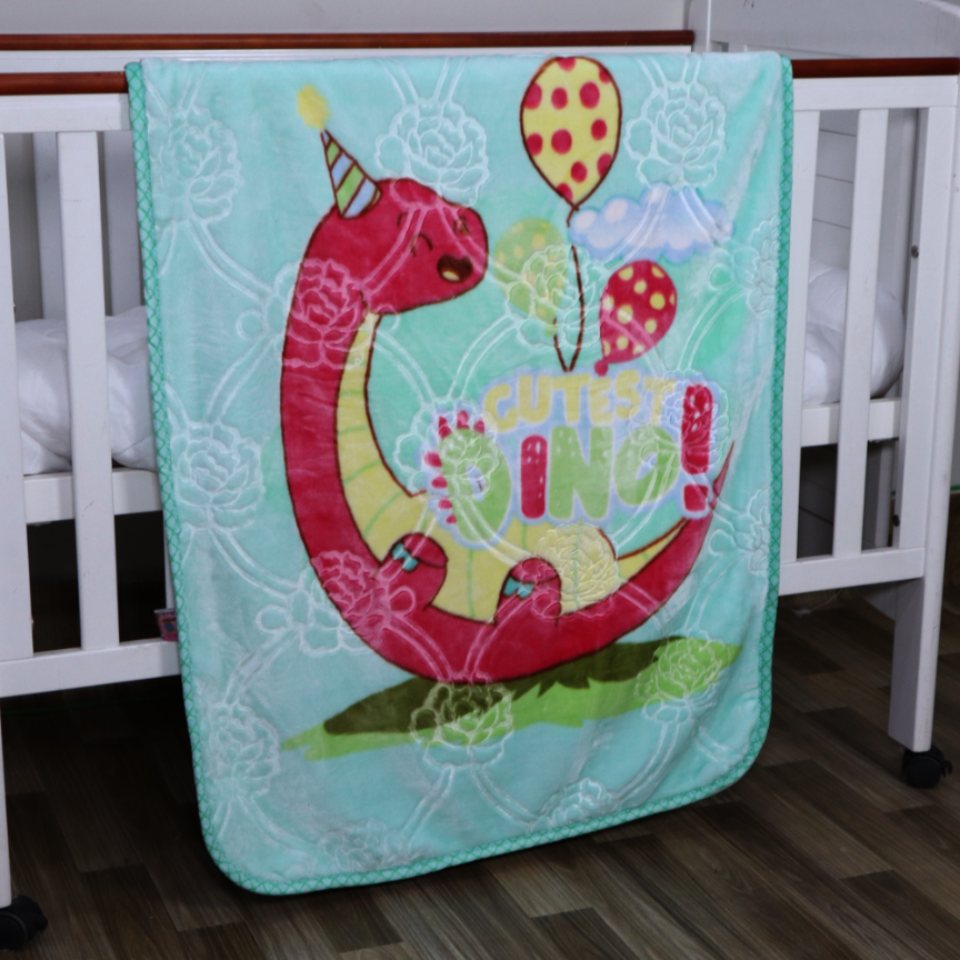 Tiny Tots Cot Baby Blanket - Mint Green