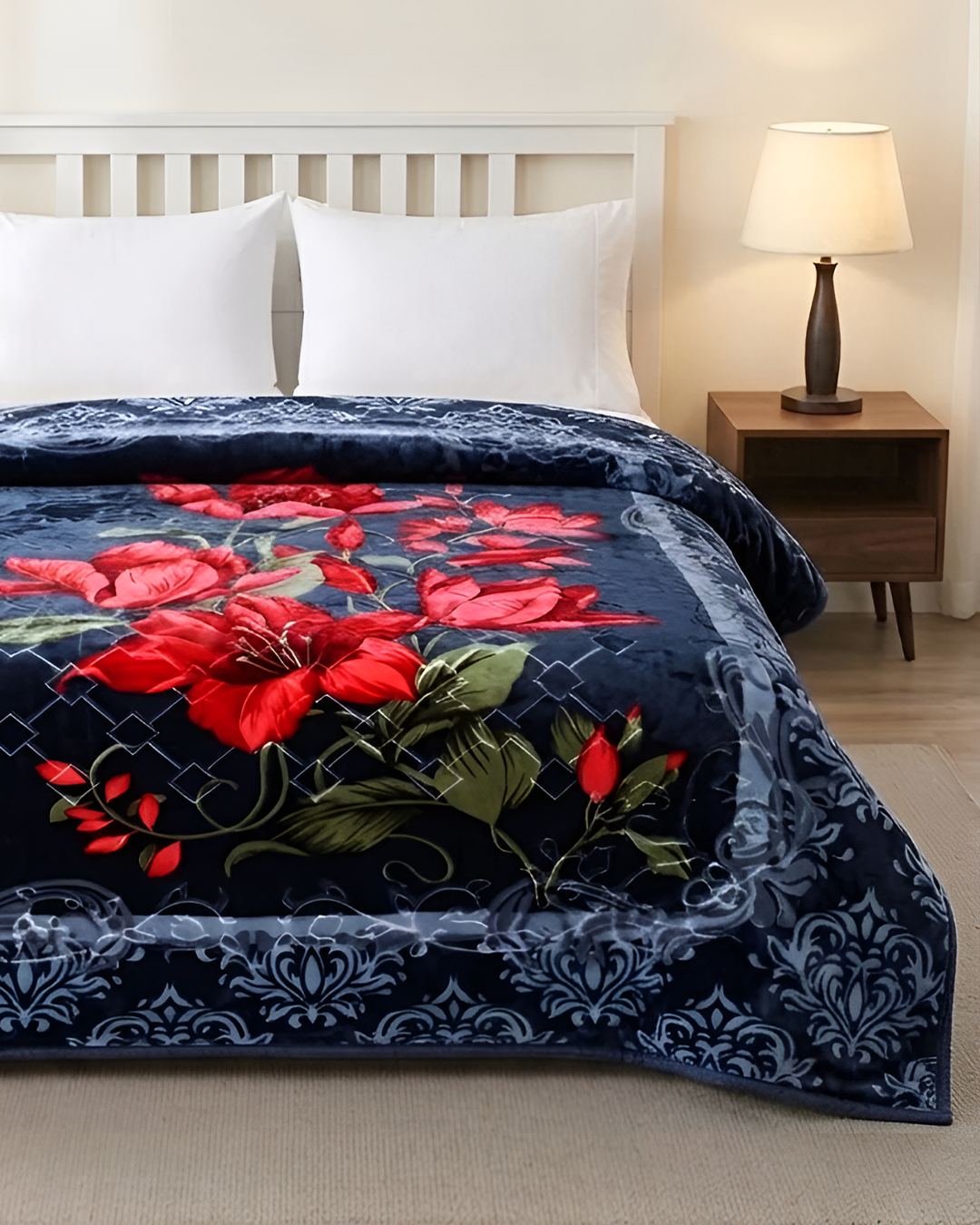 Heaven 4KG 2-Ply Double Bed Blanket-Dusk