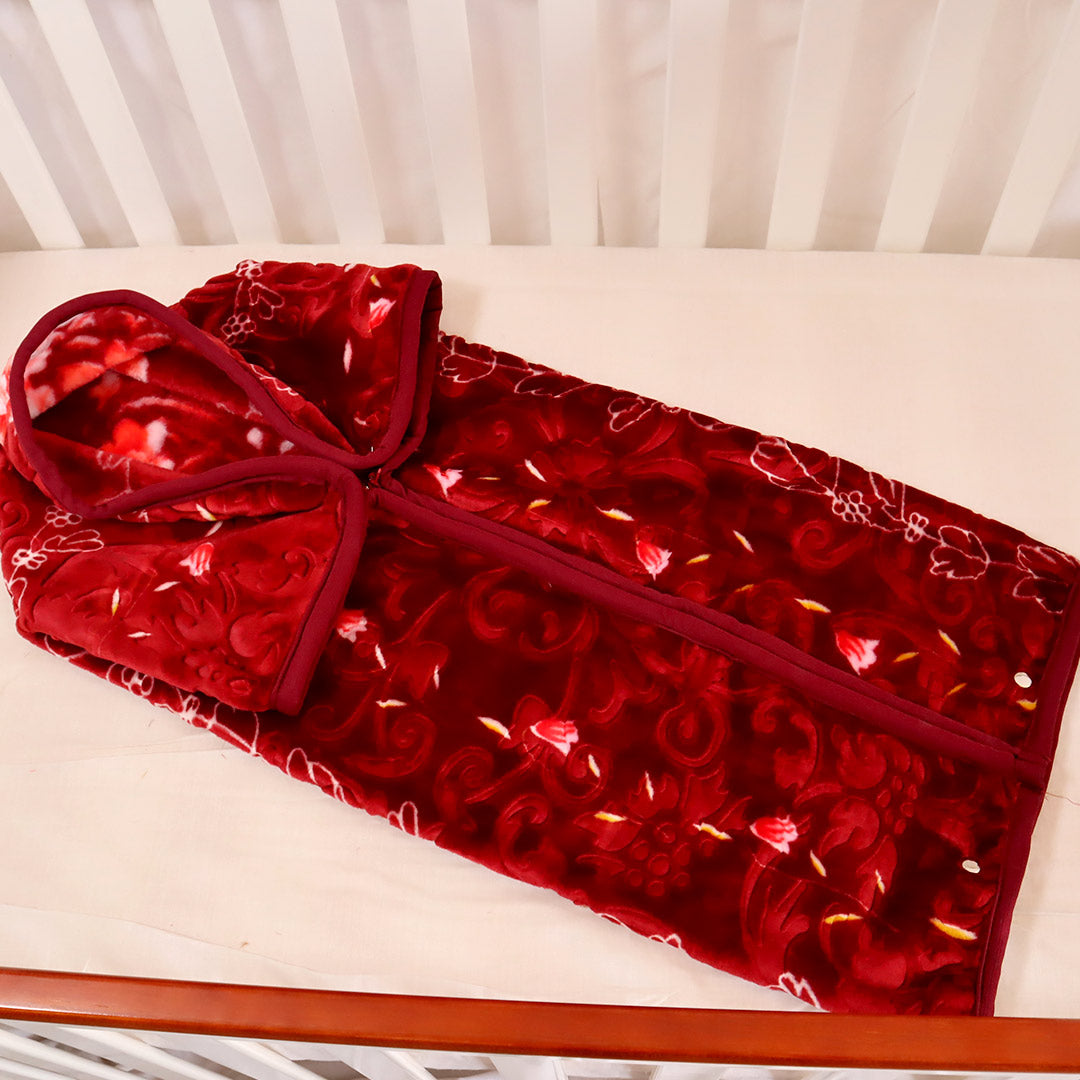 Baby Luv Baby Bed Blanket - Brick Red