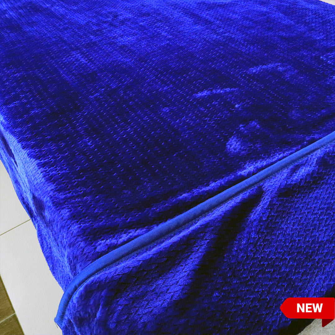 Harmony Single Bed Blanket Blue