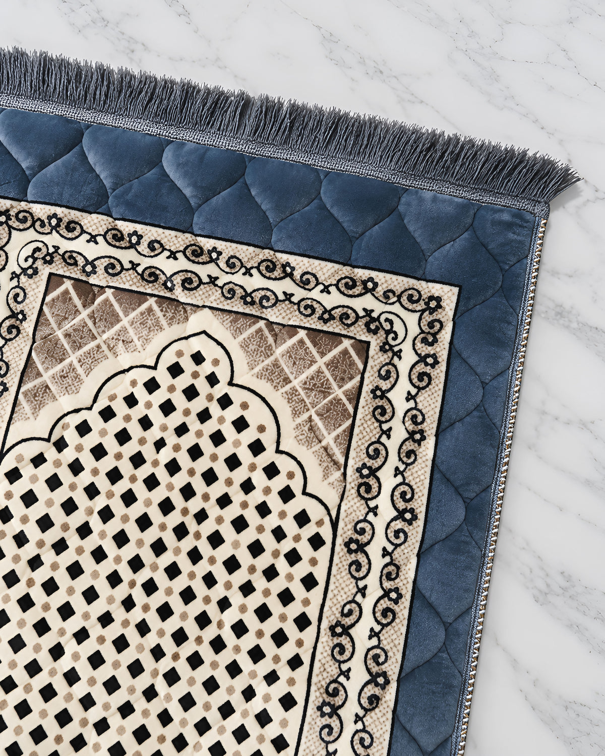 Kiswah Printed Prayer Mat -⁠ ⁠Shabnam