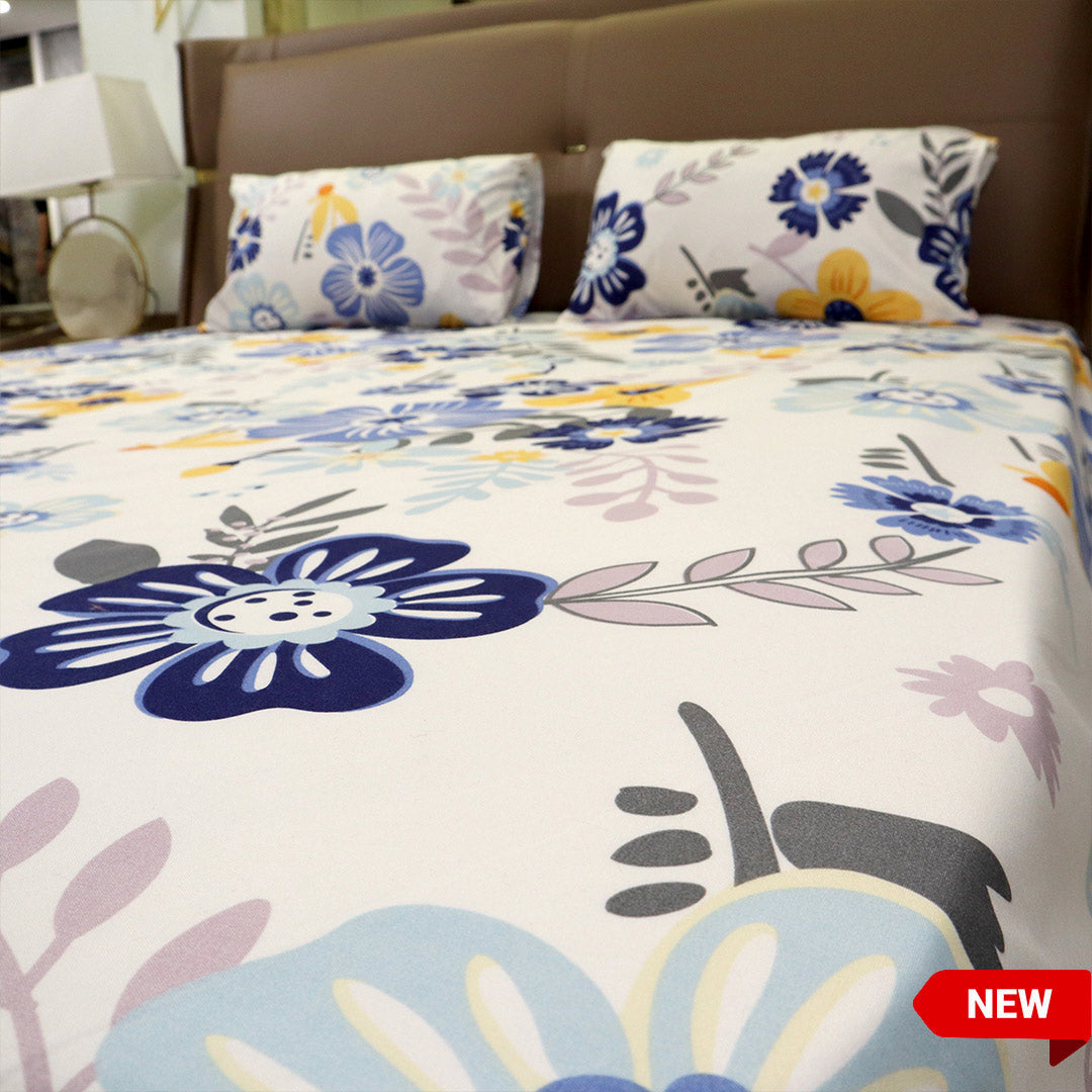 Bed Sheet Fantasy King Bed-Floral Fusion