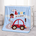 Tiny Tots 2-Ply Cot Baby Blanket - Little Driver