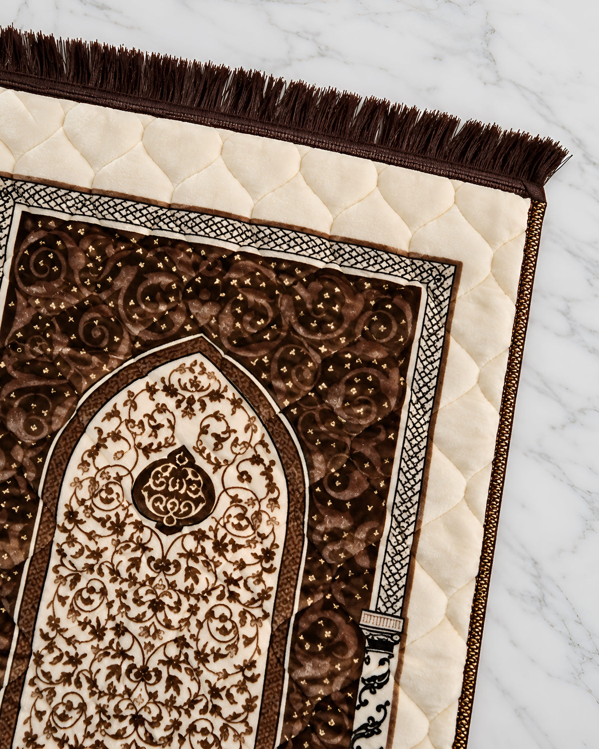 Kiswah Printed Prayer Mat - Gulrukh