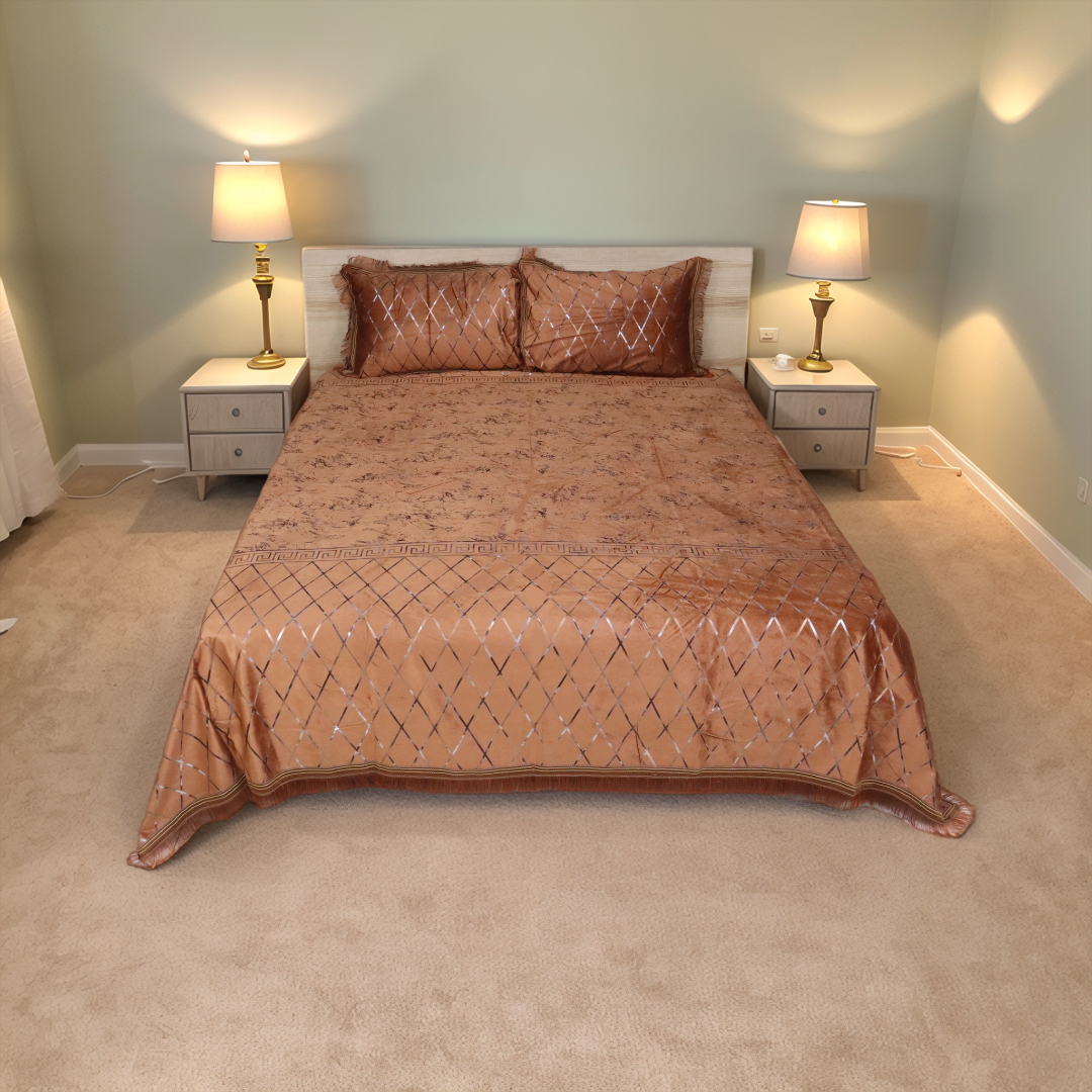 Regal Decor 3-Piece Bed Set-Ember