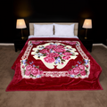 Moonlight Cloudy 4KG 2-Ply Double Bed Blanket - Dusty Rose