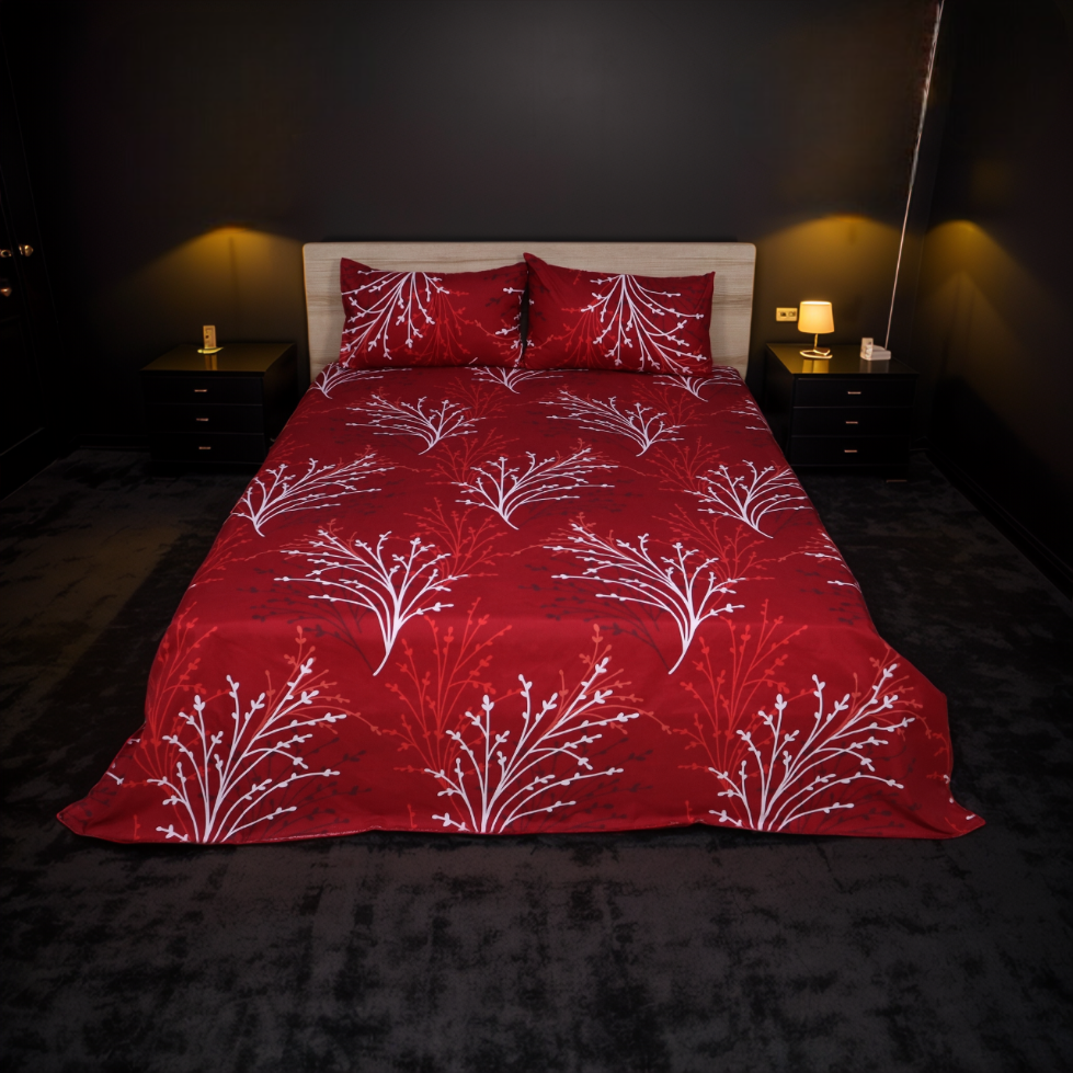 Bed Sheet Fantasy King Bed- Redfrost