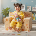 Little Lounger Baby Sofa - Peach