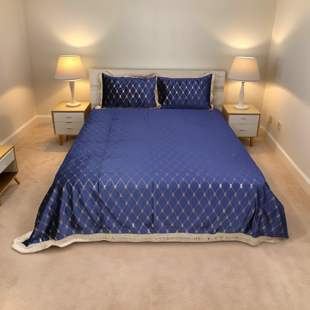 Regal Decor 3-Piece Bed Set-Indico