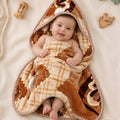 Tiny Tots 2-Ply Hood Baby Blanket - Butter Nest