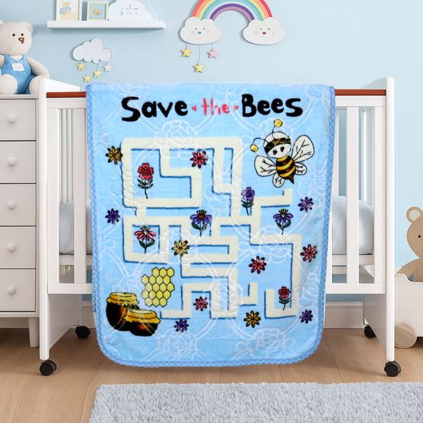 Tiny Tots Cot Baby Blanket- Beezzle