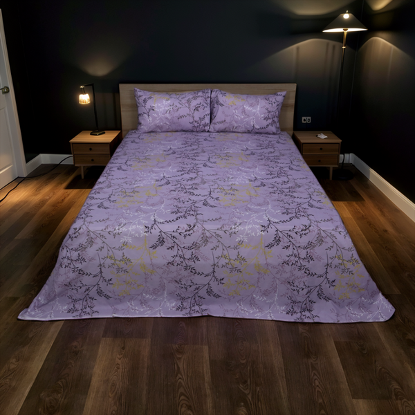 Bed Sheet Fantasy King Bed- Mauve