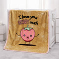Tiny Tots Cot Baby Blanket - Honey Berry