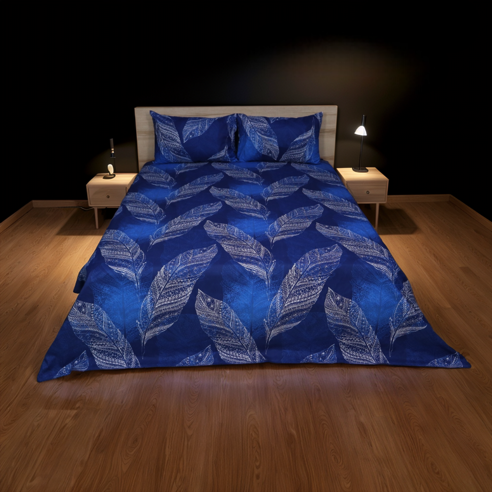 Bed Sheet Fantasy King Bed- Peacock