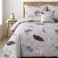 Fantasy 4 Pieces Bed Spread - Dusky Flora