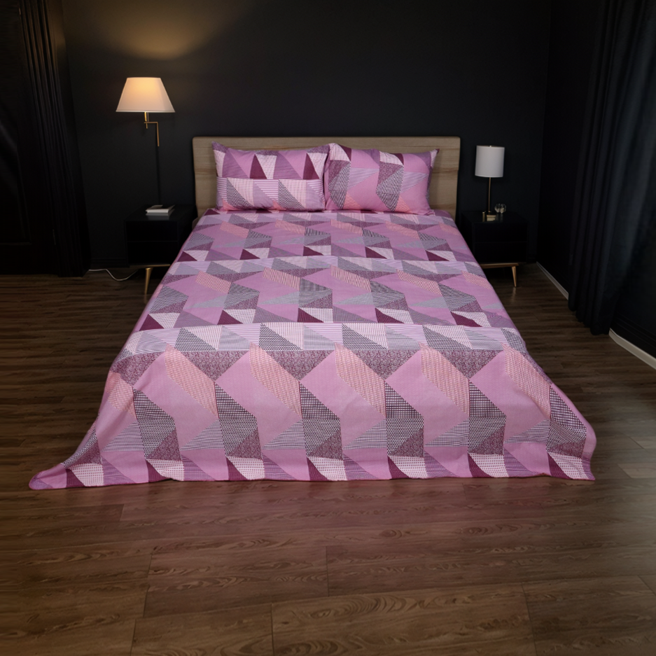 Bed Sheet Fantasy King Bed- Pink Pop