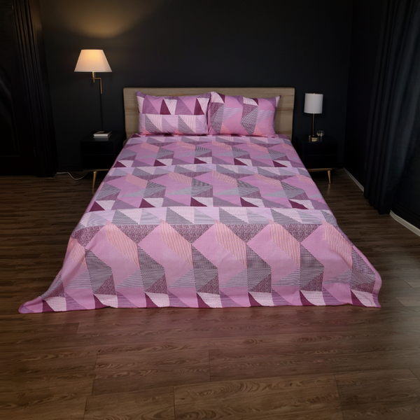 Bed Sheet Fantasy King Bed- Pink Pop