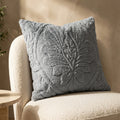 Solid Mink Cushion - Pebble