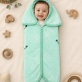 Tiny Tots Zipper Cloud Baby Blanket - Minty Berry