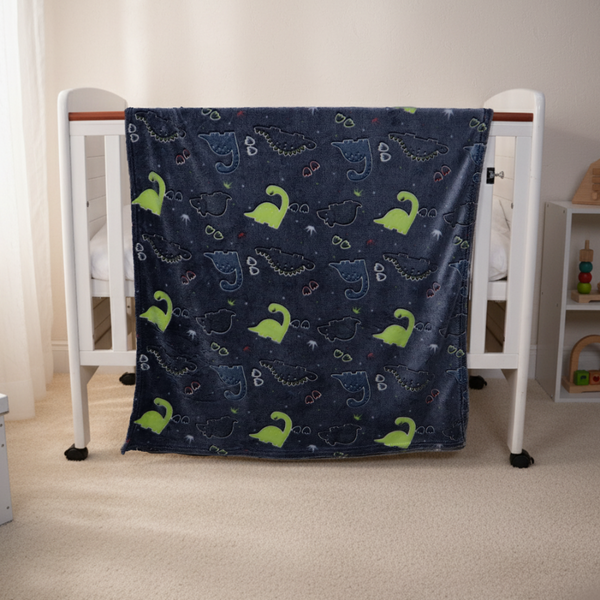 Lumina Glow In The Dark AC Blanket-Dino Hug