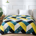 Nova Ribbed Throw Blanket - Volt